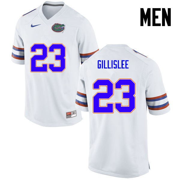 Florida Gators Men #23 Mike Gillislee College Football White